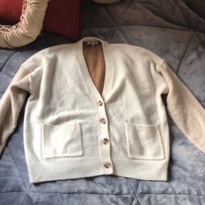 Madewell button sweater